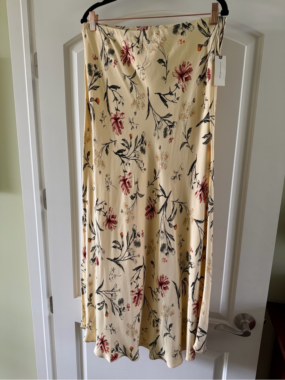 Anthropologie Tilda A-Line Maxi Slip Skirt